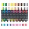 Markers for Adult Coloring Books No Bleeding, Set of 36 Colors, Coloring Pens for Adults, Dual Brush Marker Pens with Fine & Brush Tips, Art Supplies for Drawing, Calligraphy, Sketching and Doodling.